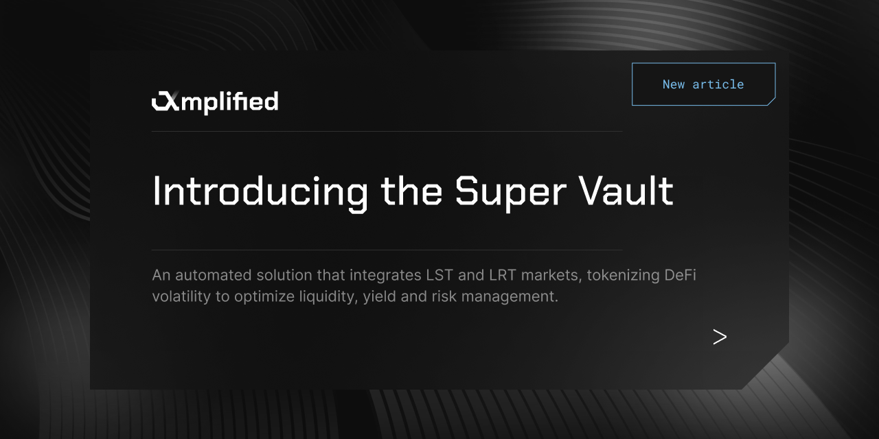 Introducing the Super Vault: On-Chain Policy for AI-Managed Capital